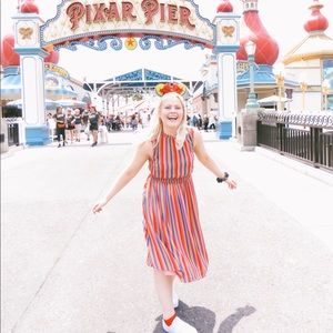 RAINBOW WOVEN DRESS MODCLOTH